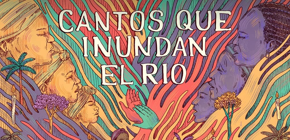 Soma Difusa ilustra el poster de Cantos que inundan el río