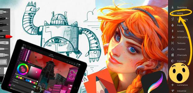 20 aplicaciones para ilustrar y diseñar en iPad Pro