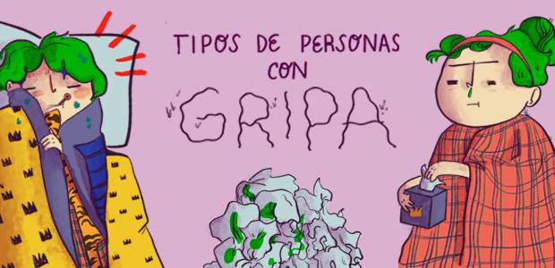 Tipos de personas con gripa