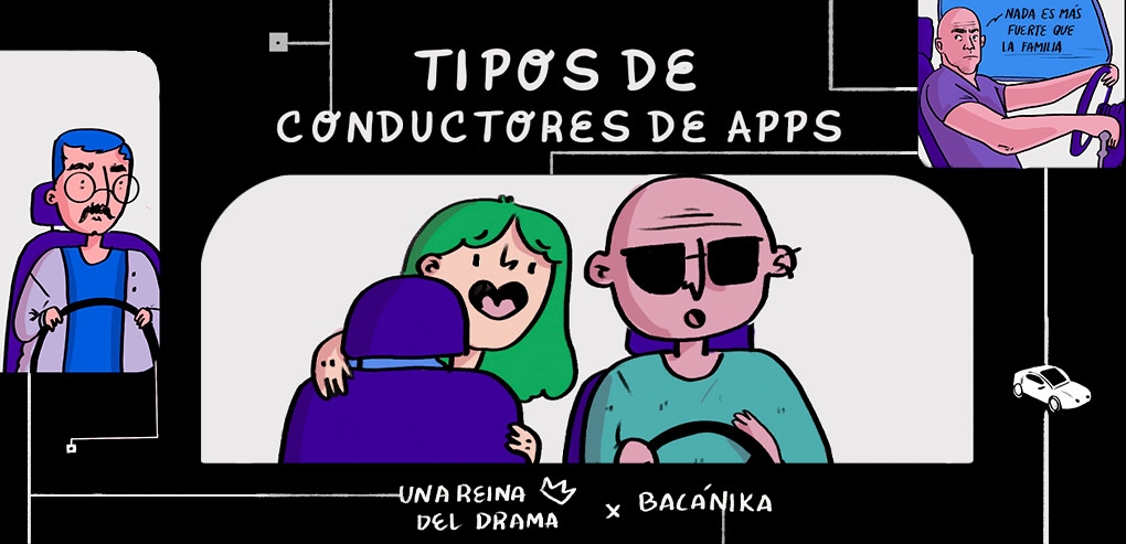 Tipos de conductores de apps