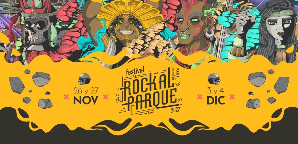 Así se hicieron los cuatro afiches de Rock al Parque 2022