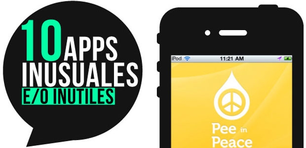 Algunas inusuales e inútiles apps