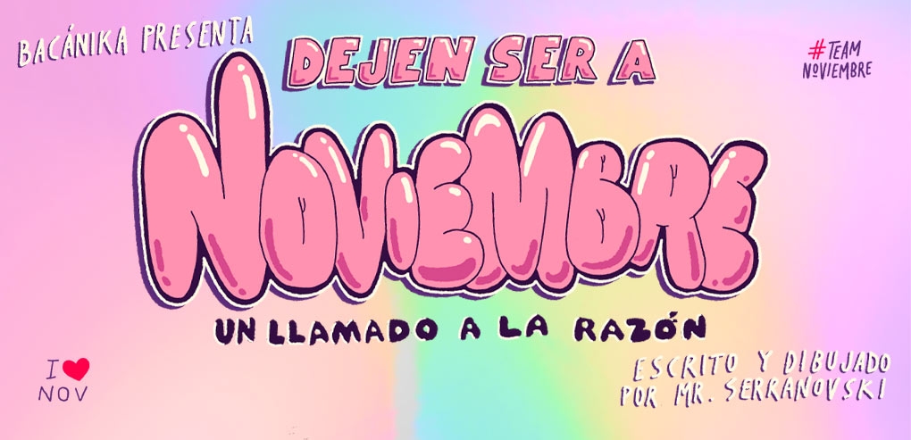 Dejen ser a noviembre