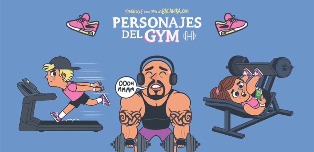 Los extraños personajes del gimnasio