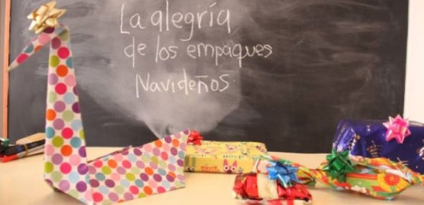 La alegría de los empaques navideños